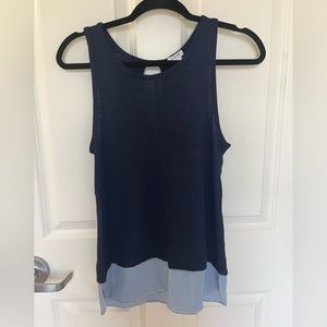 Navy J Crew tank XS